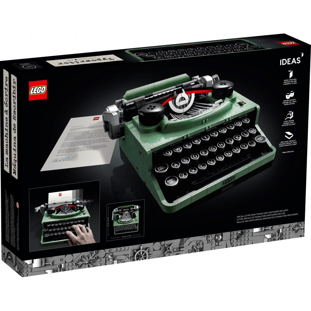 Конструктор LEGO Ideas Друкарська машинка 2079 деталей (21327) - зображення 9