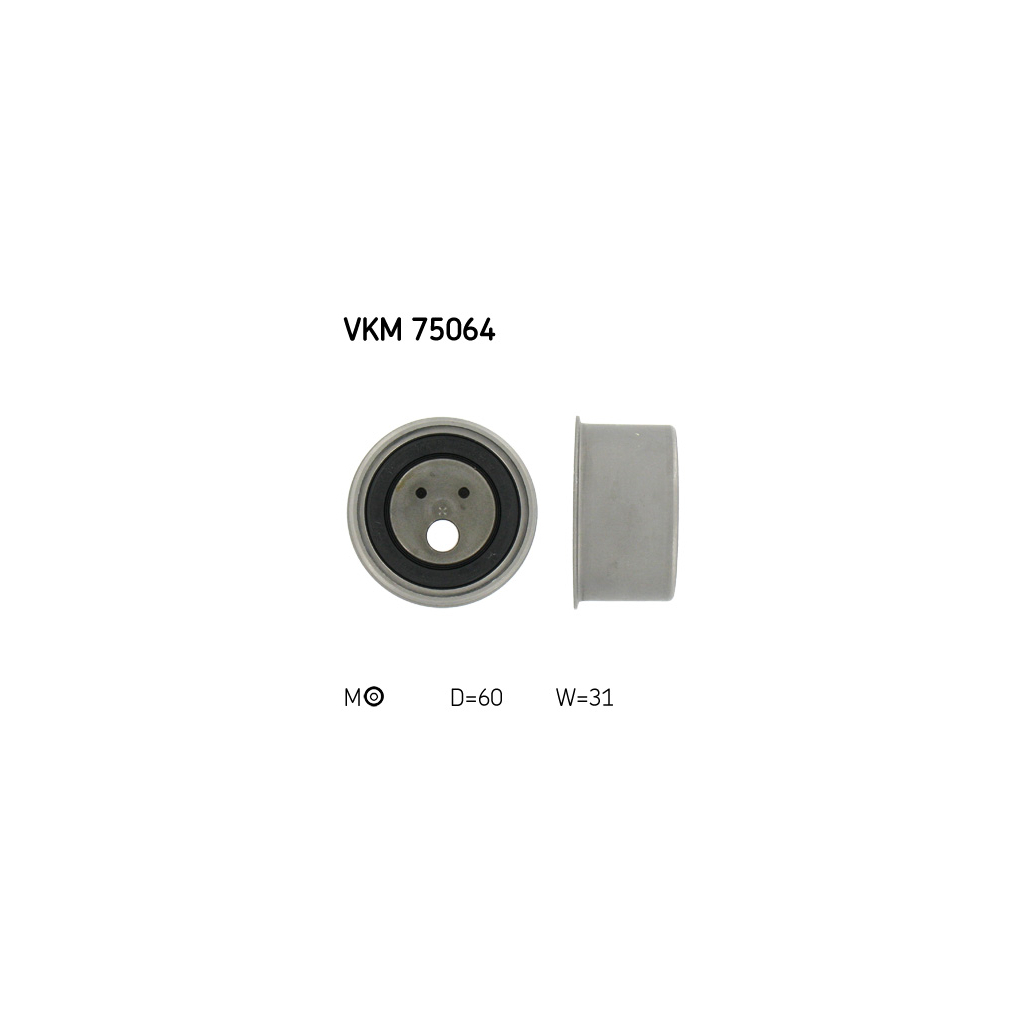 Ролик натягувача ременя SKF VKM 75064 - зображення 1