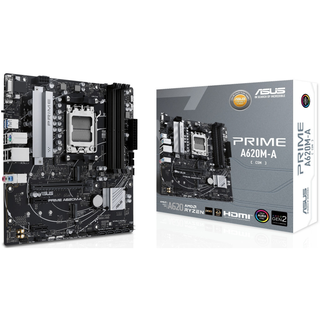 Материнська плата ASUS PRIME A620M-A-CSM - зображення 1