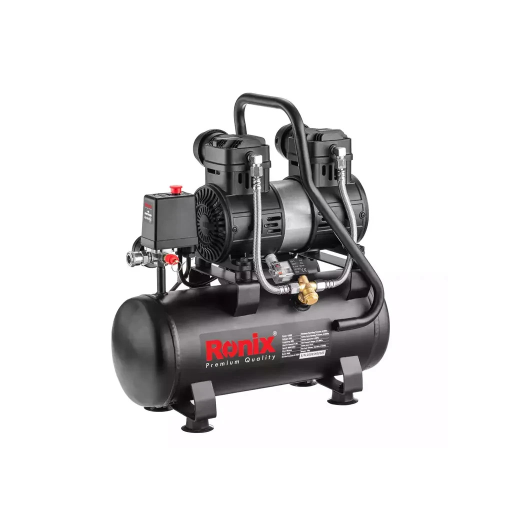 Компресор Ronix 10л, 1280Вт (RC-1012) - зображення 1