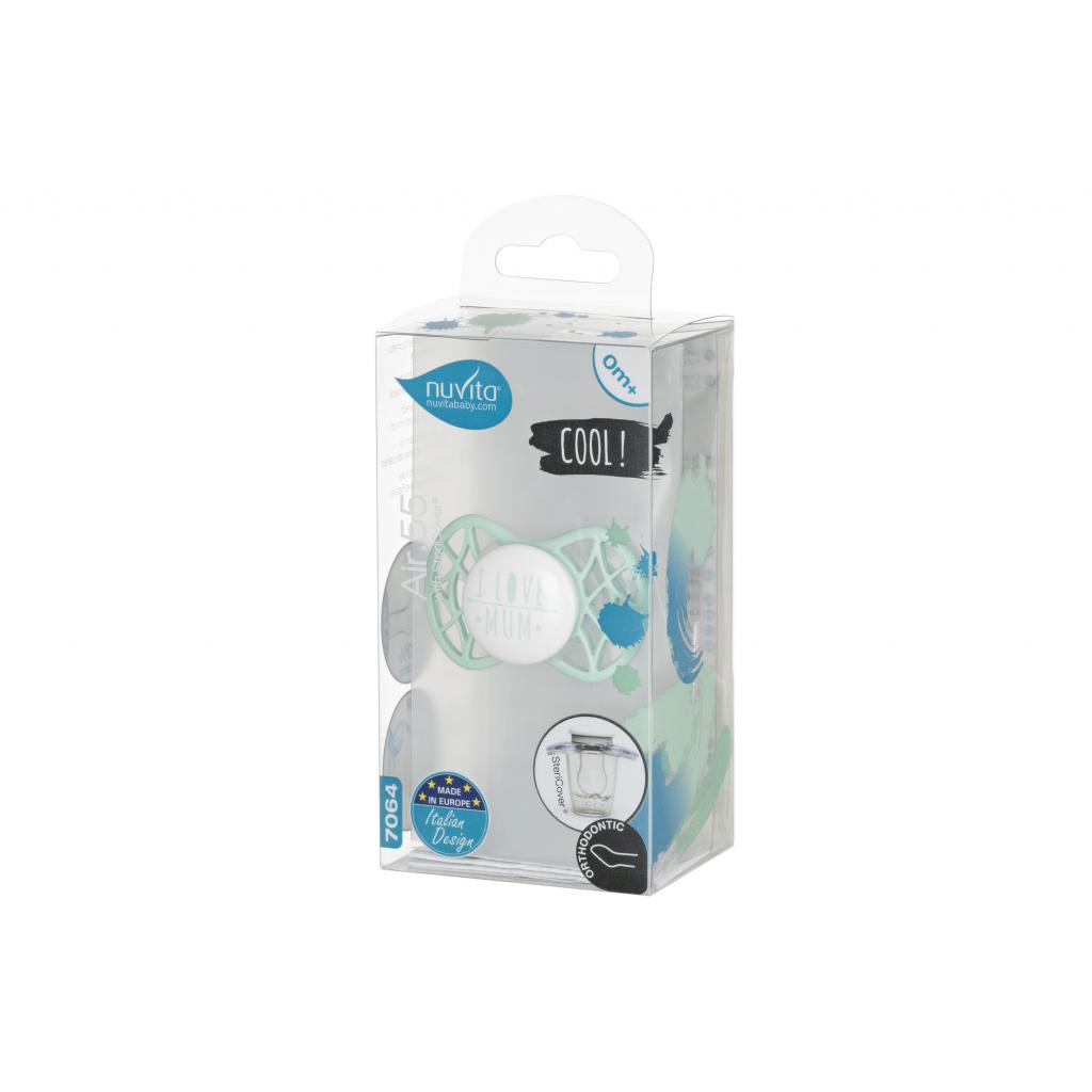Пустушка Nuvita Air55 Cool 0m+ ортодонтична м'ятна (NV7064SG) - зображення 3