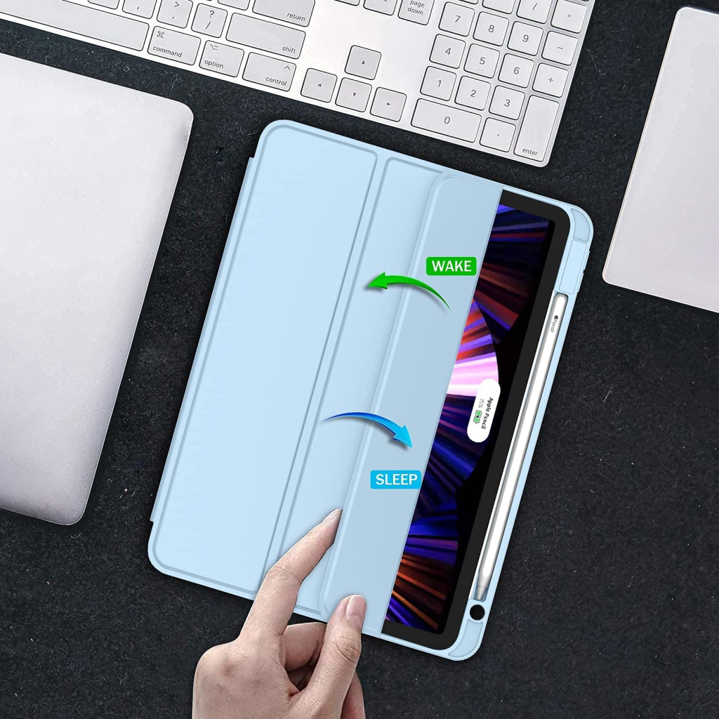 Чохол до планшета BeCover Direct Charge Pencil Apple iPad Pro 11 2020/2021/2022 Light Blue (709653) - зображення 4