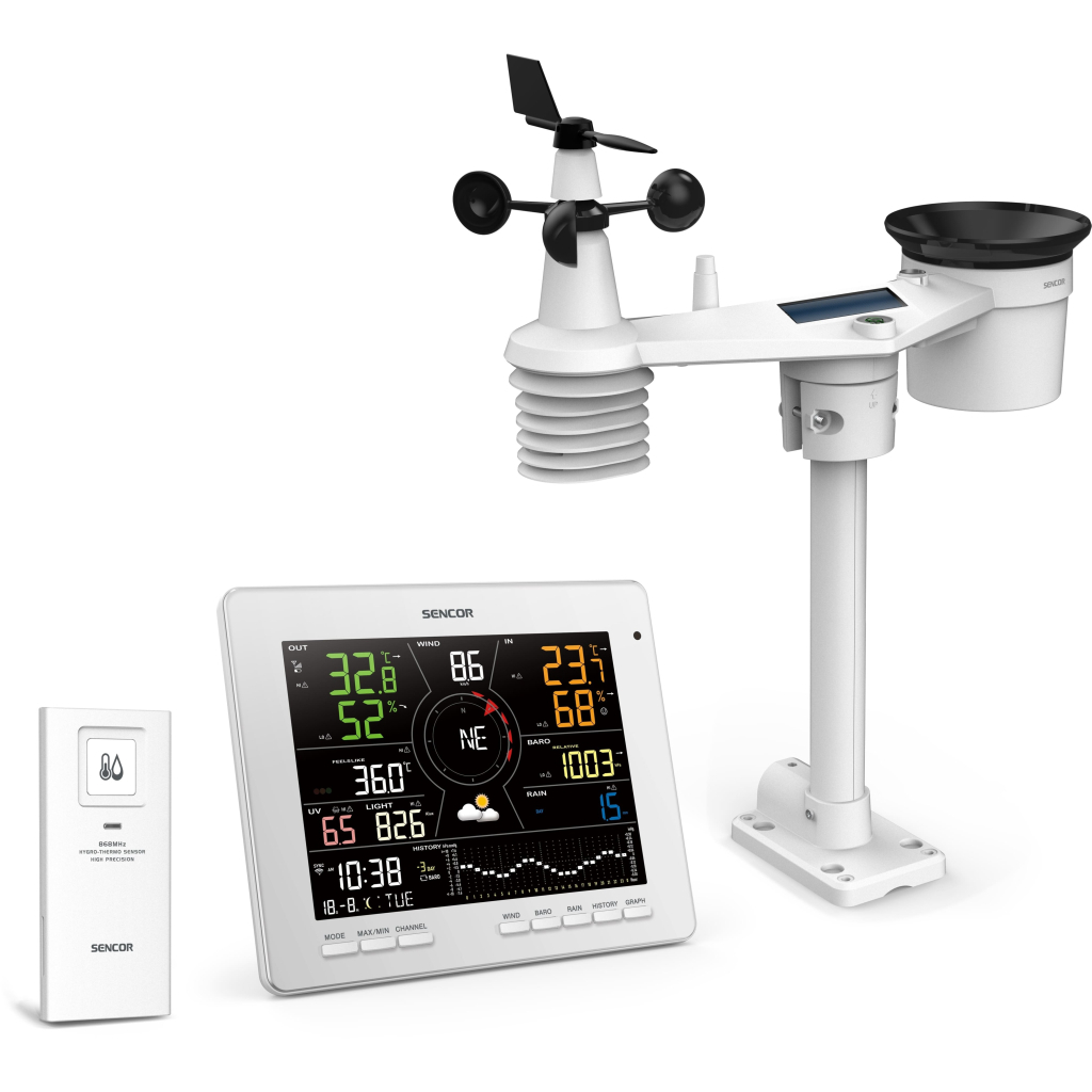 Метеостанція Sencor SWS16600WIFI - изображение 4