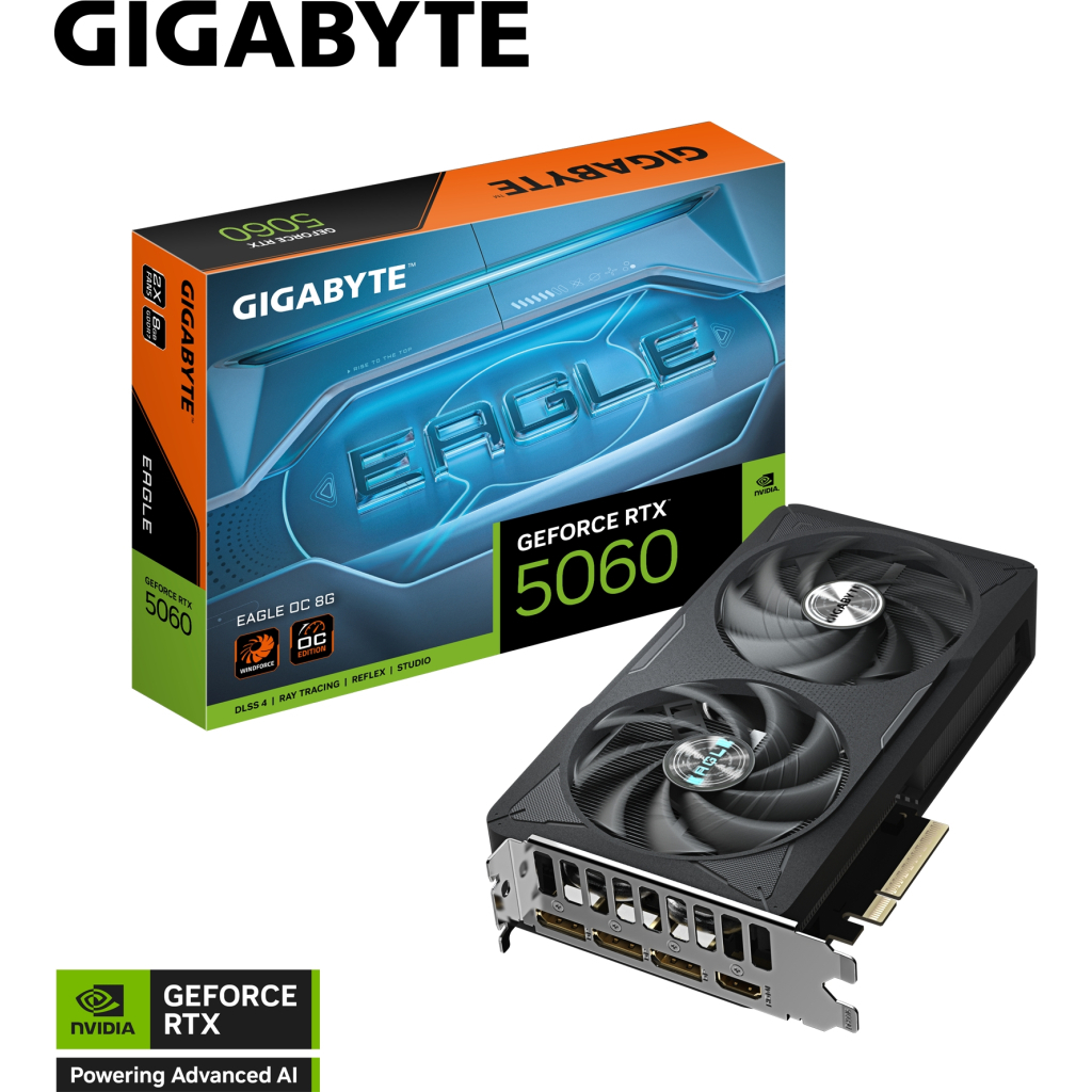 Відеокарта GIGABYTE GeForce RTX5060 8Gb EAGLE OC (GV-N5060EAGLE OC-8GD) - зображення 11
