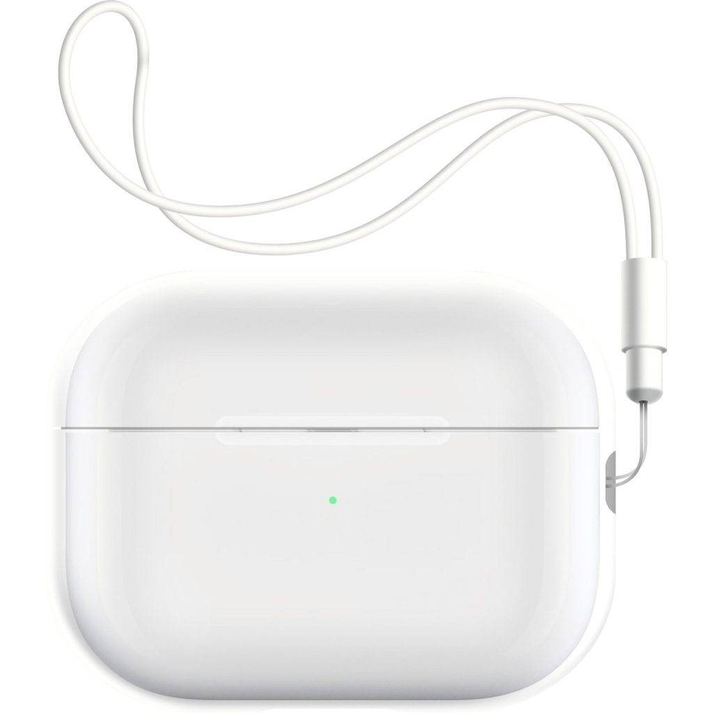 Чохол для навушників Armorstandart Silicone Case with straps для Apple Airpods Pro 2 Transparent (ARM68617) - зображення 1