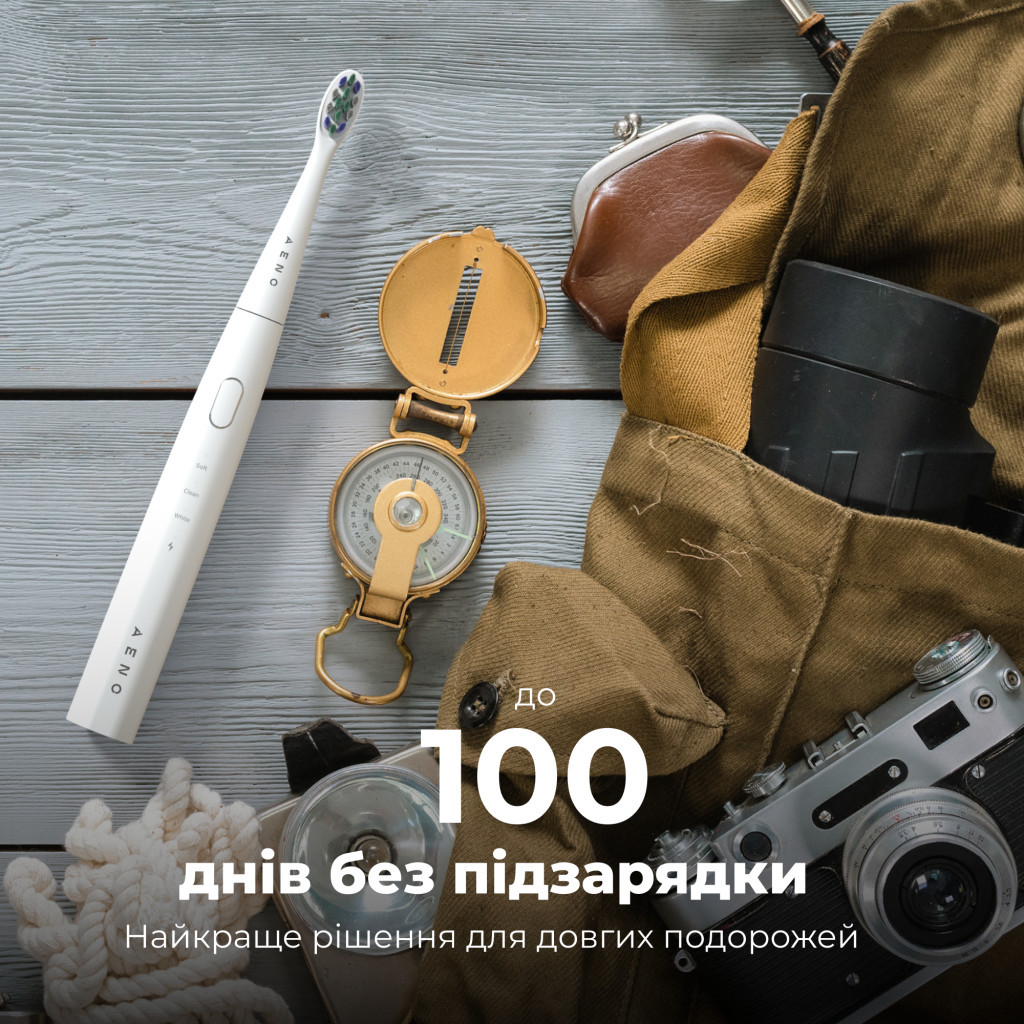 Електрична зубна щітка AENO ADB0008 - зображення 8