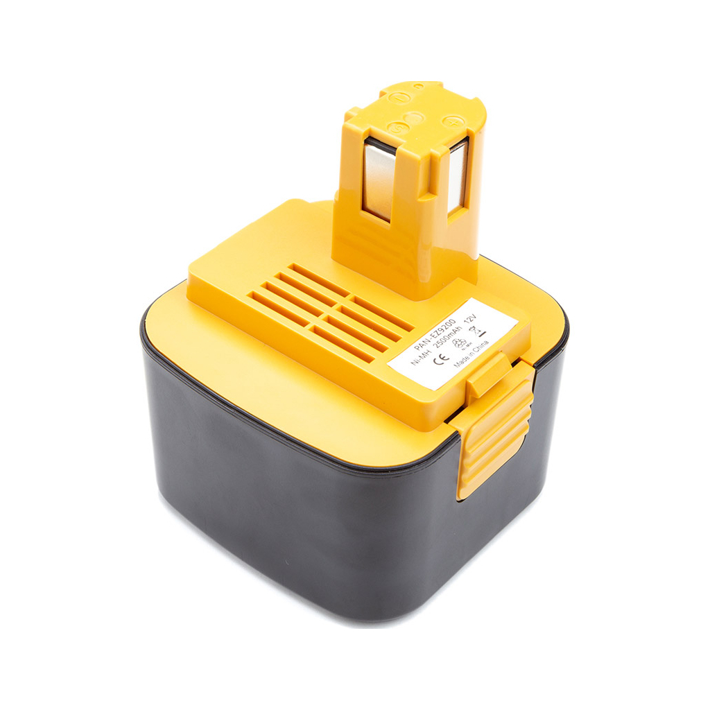 Акумулятор до електроінструменту PowerPlant для PANASONIC 12V 2.5Ah Ni-MH (EY9200) (TB921126) - зображення 1