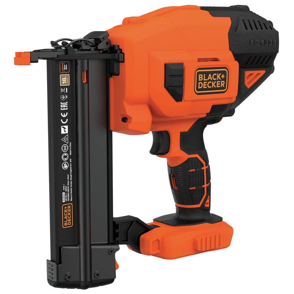 Цвяхозабивач Black&Decker 18 В, довжина цвяха 16-50 мм, (без АКБ та ЗП) (BCNG01N) - зображення 1