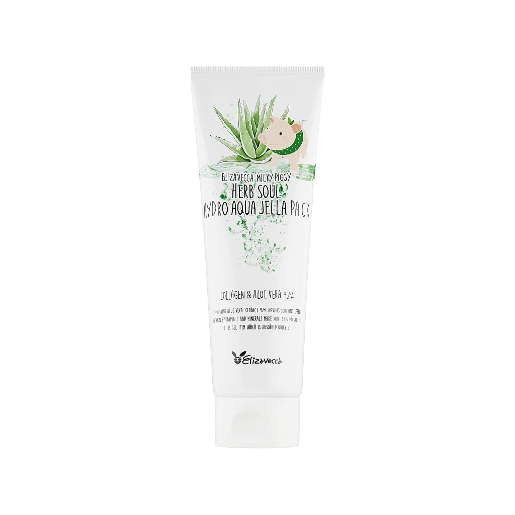 Маска для обличчя Elizavecca Milky Piggy Herb Soul Hydro Aqua Jella Pack 250 мл (8809418750093) - зображення 2