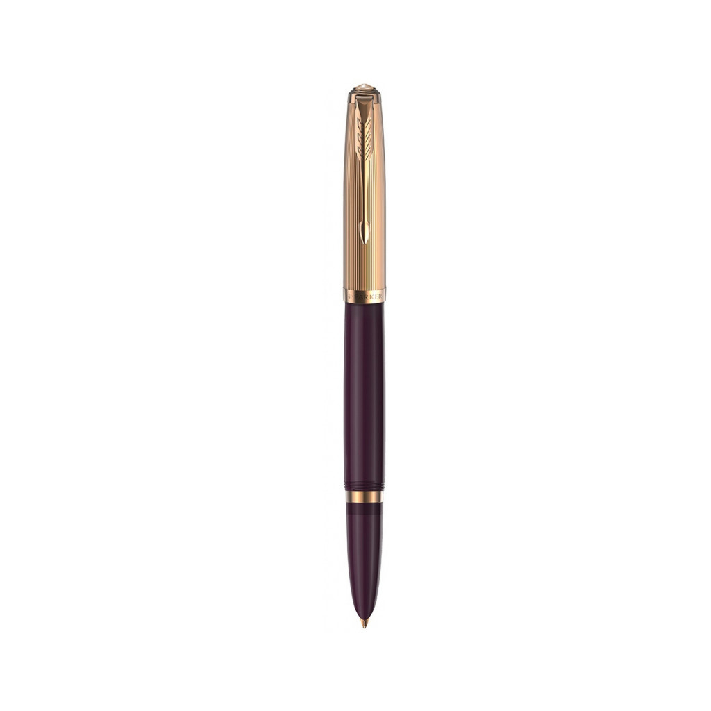 Ручка пір'яна Parker PARKER 51 Premium Plum GT  FP18 F (57 111) - зображення 1