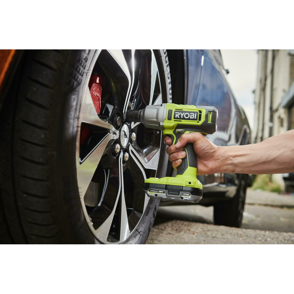 Гайковерт Ryobi ONE+ ударний RIW18-1C20SA3, 18V, 2Ah, 2600об/хв. 800Нм, 1/2" 3 шв, сумка (5133005664) - изображение 6