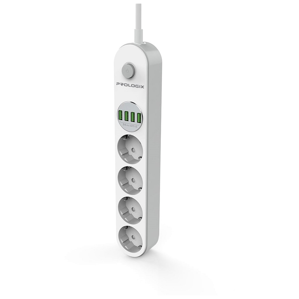 Мережевий фільтр живлення Prologix Premium PR-SE4432W (PR-SE4432W) - зображення 4