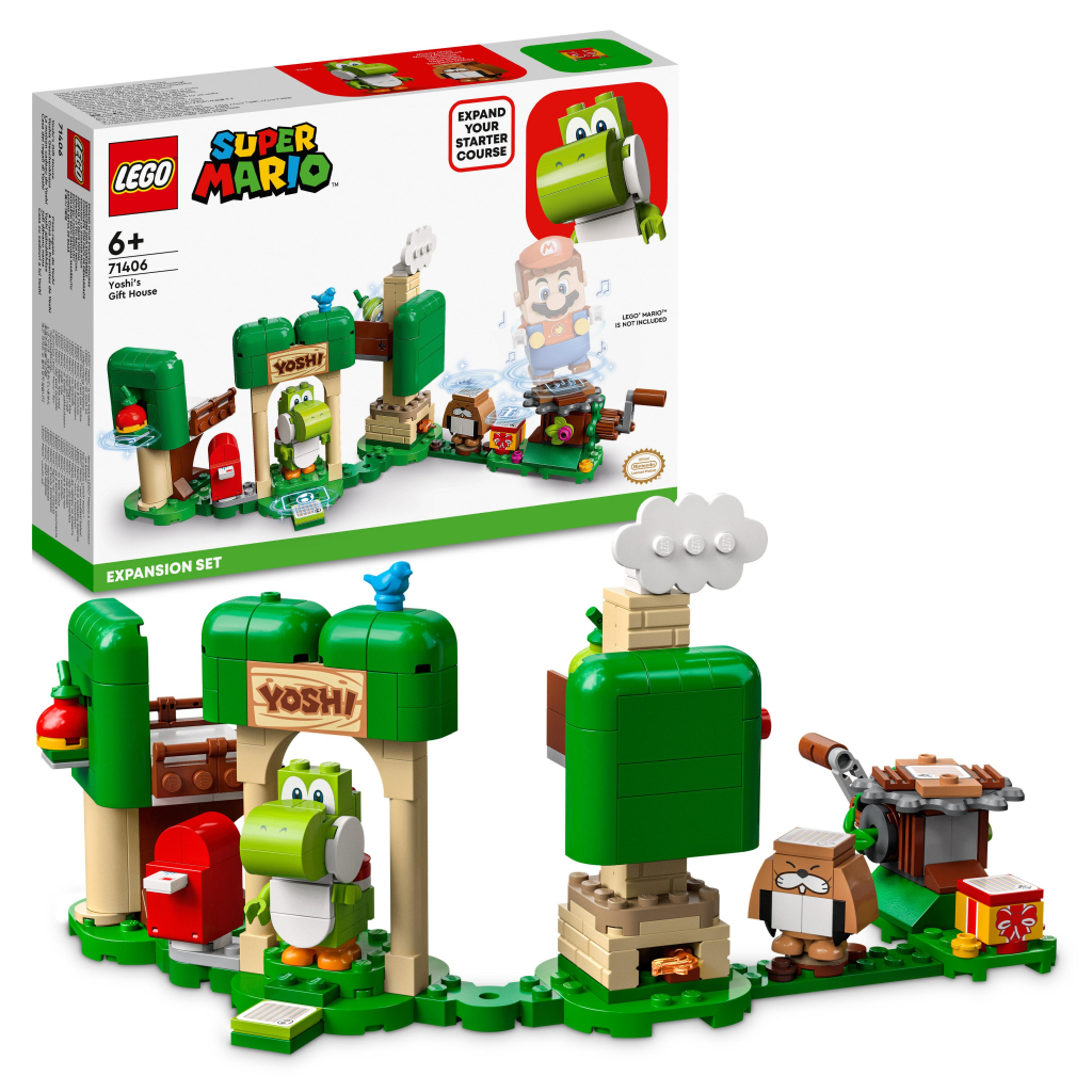 Конструктор LEGO Super Mario Додатковий набір «Будинок подарунків Йоші» (71406) - зображення 2
