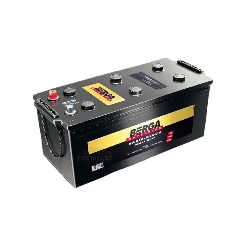 Акумулятор автомобільний Berga Truck Basicblock 180Ah бокова(-/+) (1100EN) (6800331107902) - зображення 1
