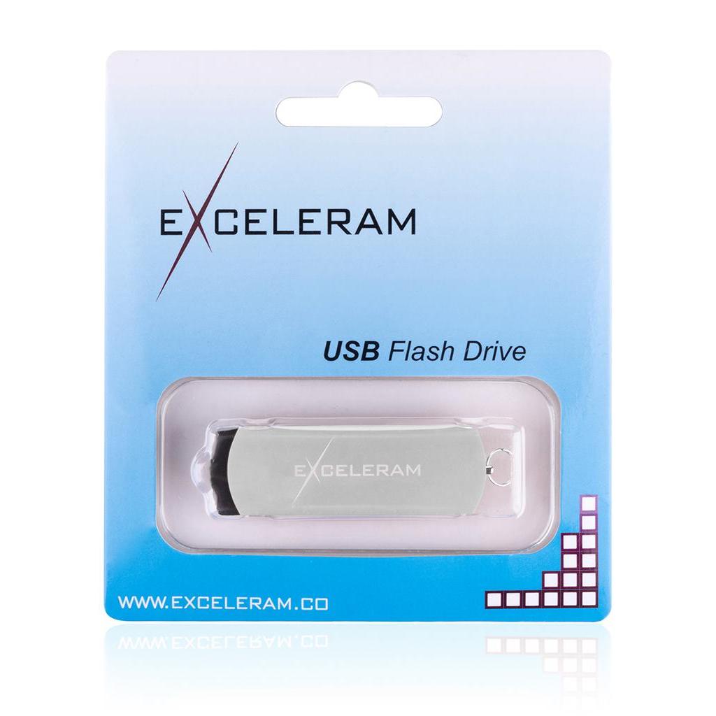 USB флеш накопичувач eXceleram 128GB P2 Series Silver/Black USB 3.1 Gen 1 (EXP2U3SIB128) - зображення 8