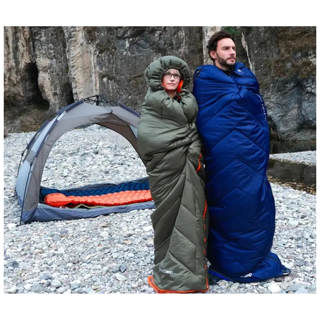 Спальний мішок KingCamp Huron 250 Navy (KS2421_NAVY_L) - зображення 4