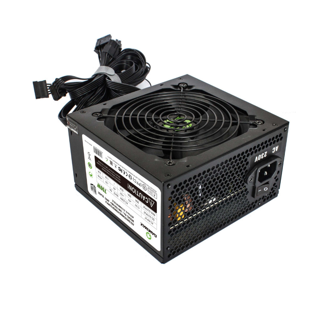 Блок живлення Gamemax 700W (GM-700 80+ APFC Black) - зображення 1