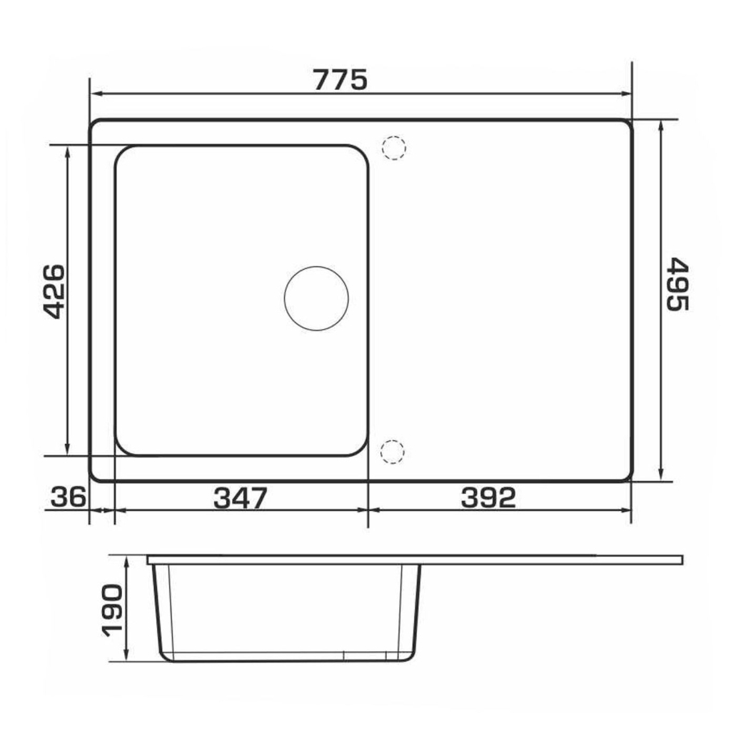 Мийка кухонна GRANADO VIGO terra (gr1403) - зображення 6