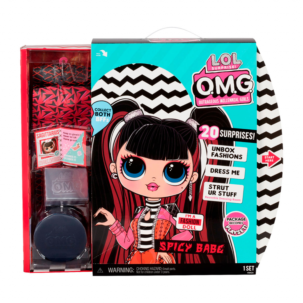 Лялька L.O.L. Surprise! O.M.G. S4 Спайсі-леді з аксесуарами (572770) - зображення 4