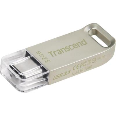 USB флеш накопичувач Transcend 32GB JetFlash 850 Silver USB 3.1 (TS32GJF850S) - зображення 2