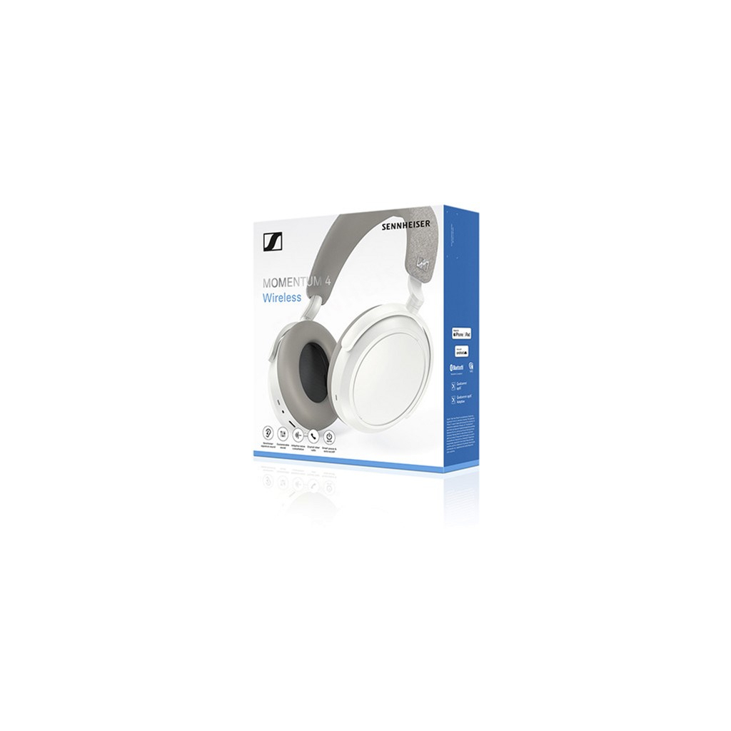 Навушники Sennheiser Momentum 4 Wireless White (509267) - зображення 7