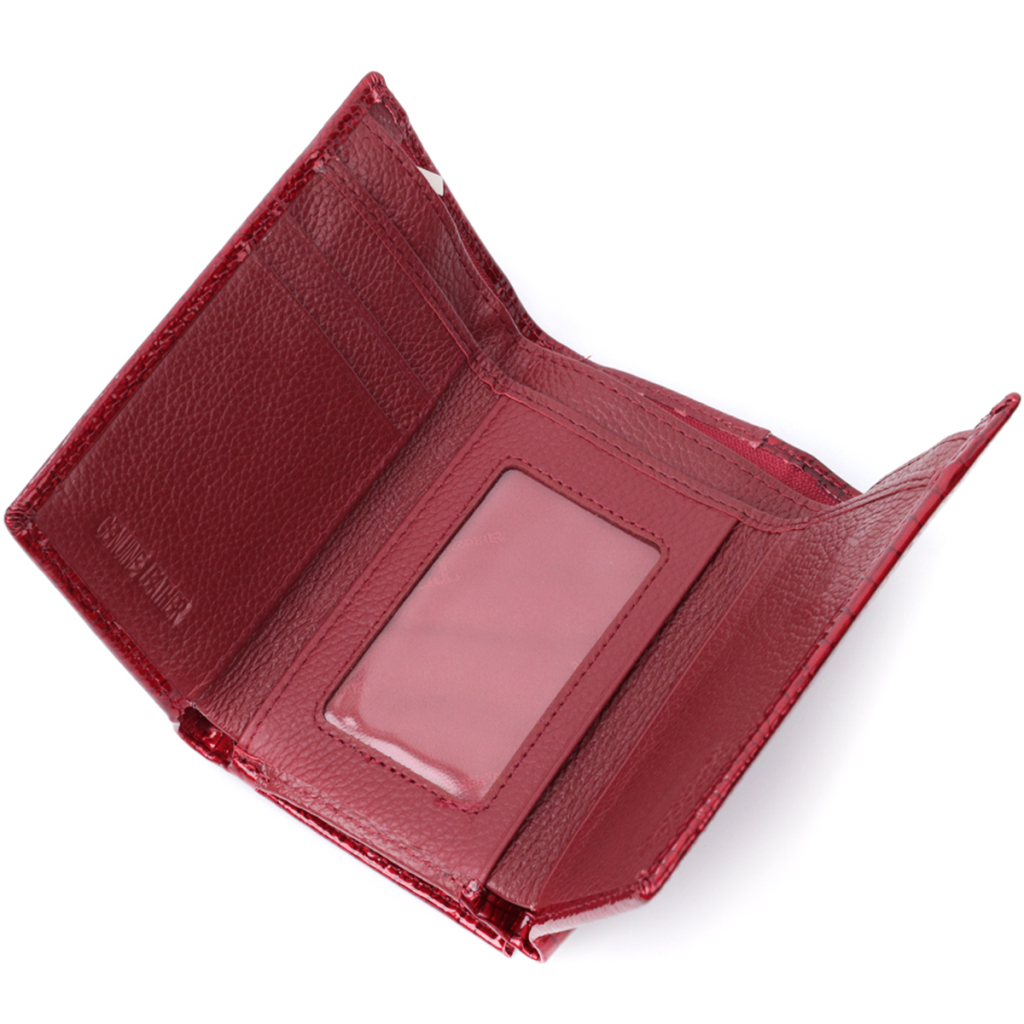 Гаманець ST Leather З натуральної шкіри Червоний (22708) - зображення 6