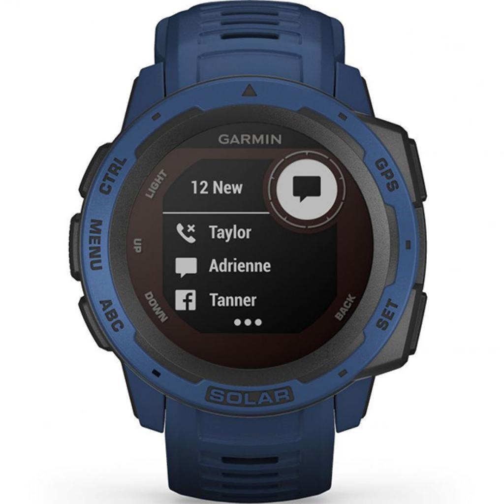 Смарт-годинник Garmin Instinct Solar, Tidal Blue (010-02293-01) - зображення 6