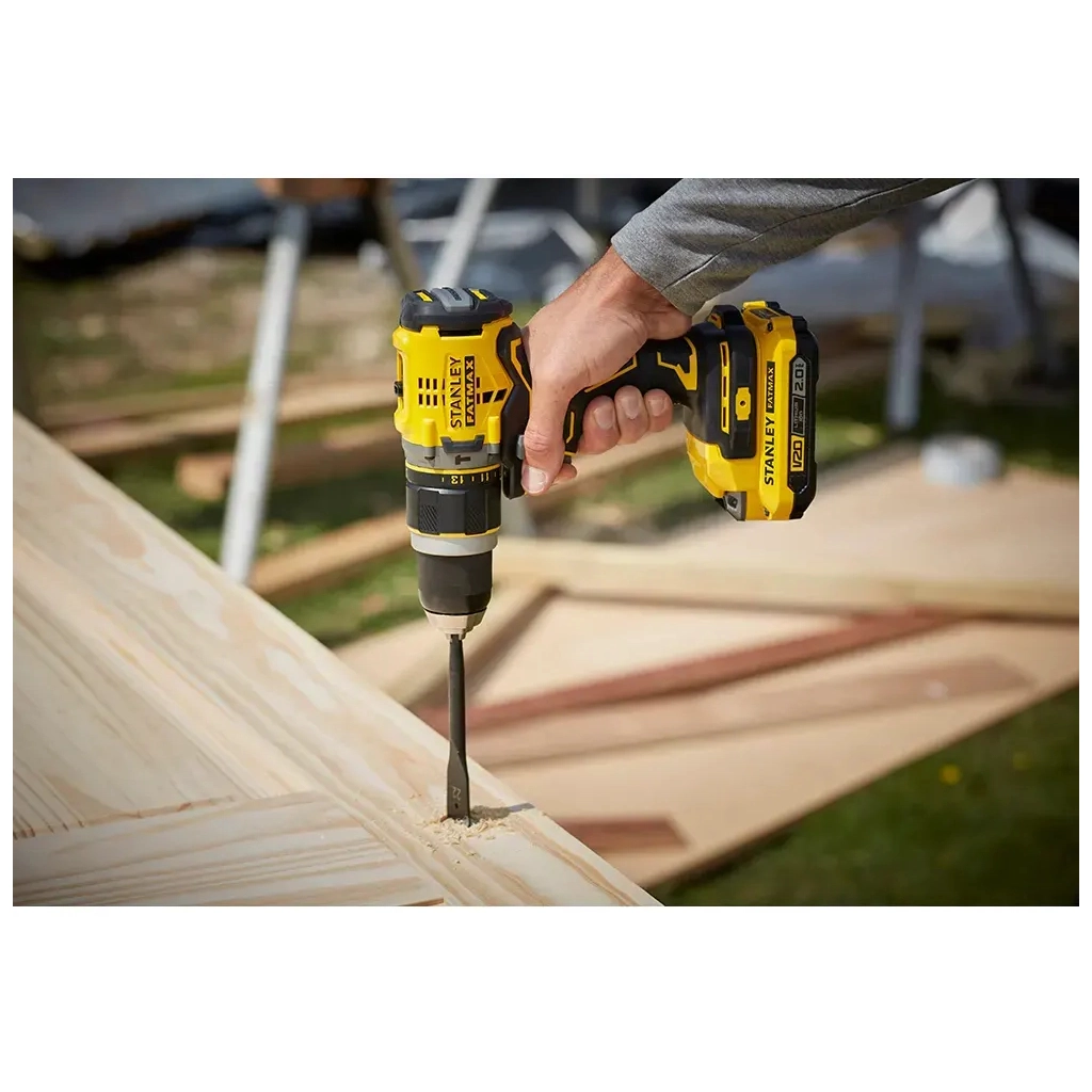 Шуруповерт Stanley FatMax, Li-lon 18 В, 80 Нм (без АКБ та ЗП) (SFMCD721B) - зображення 4