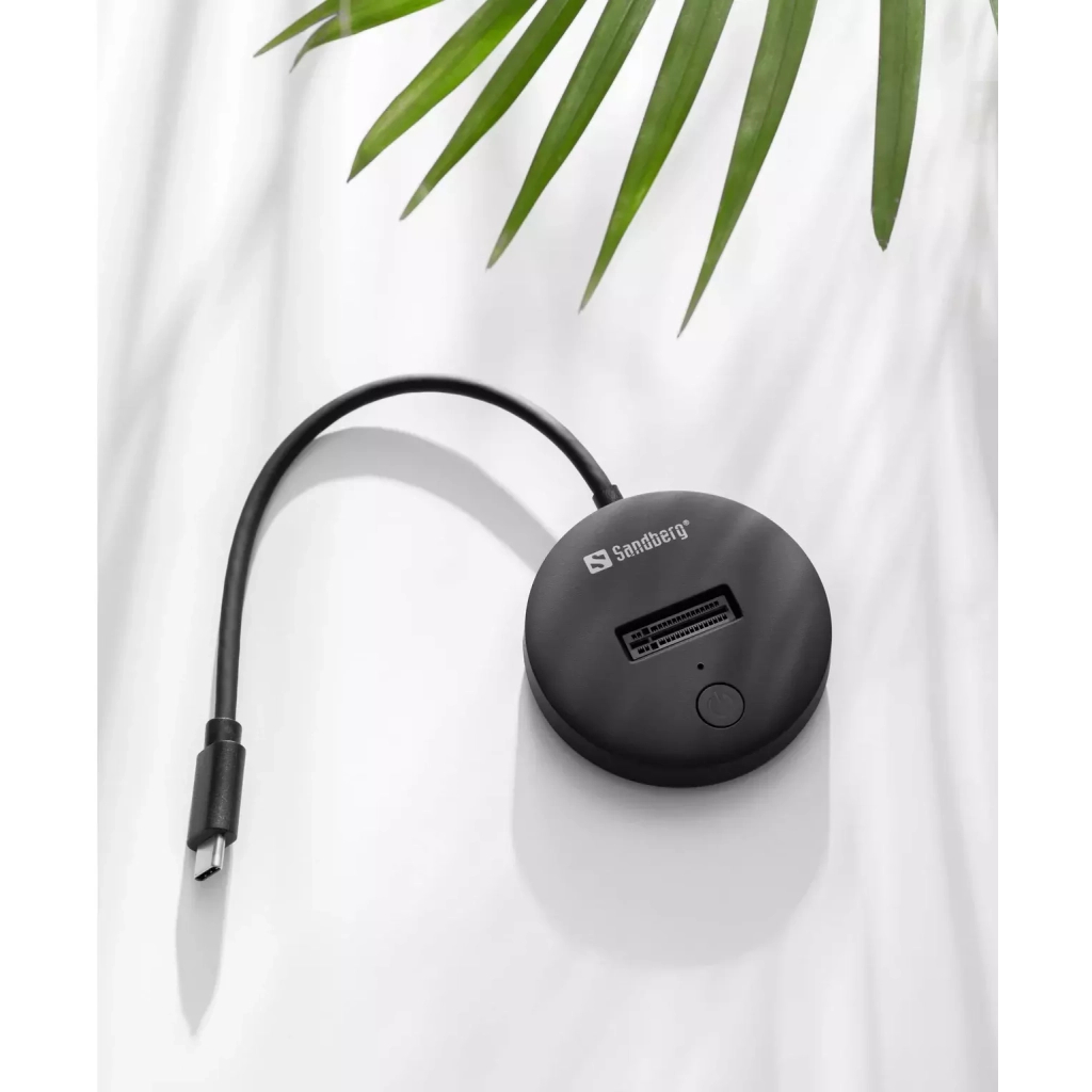 Док-станція для накопичувачів Sandberg USB3.2 Type-C toSSD M.2 NVMe M Key (136-47) - зображення 6