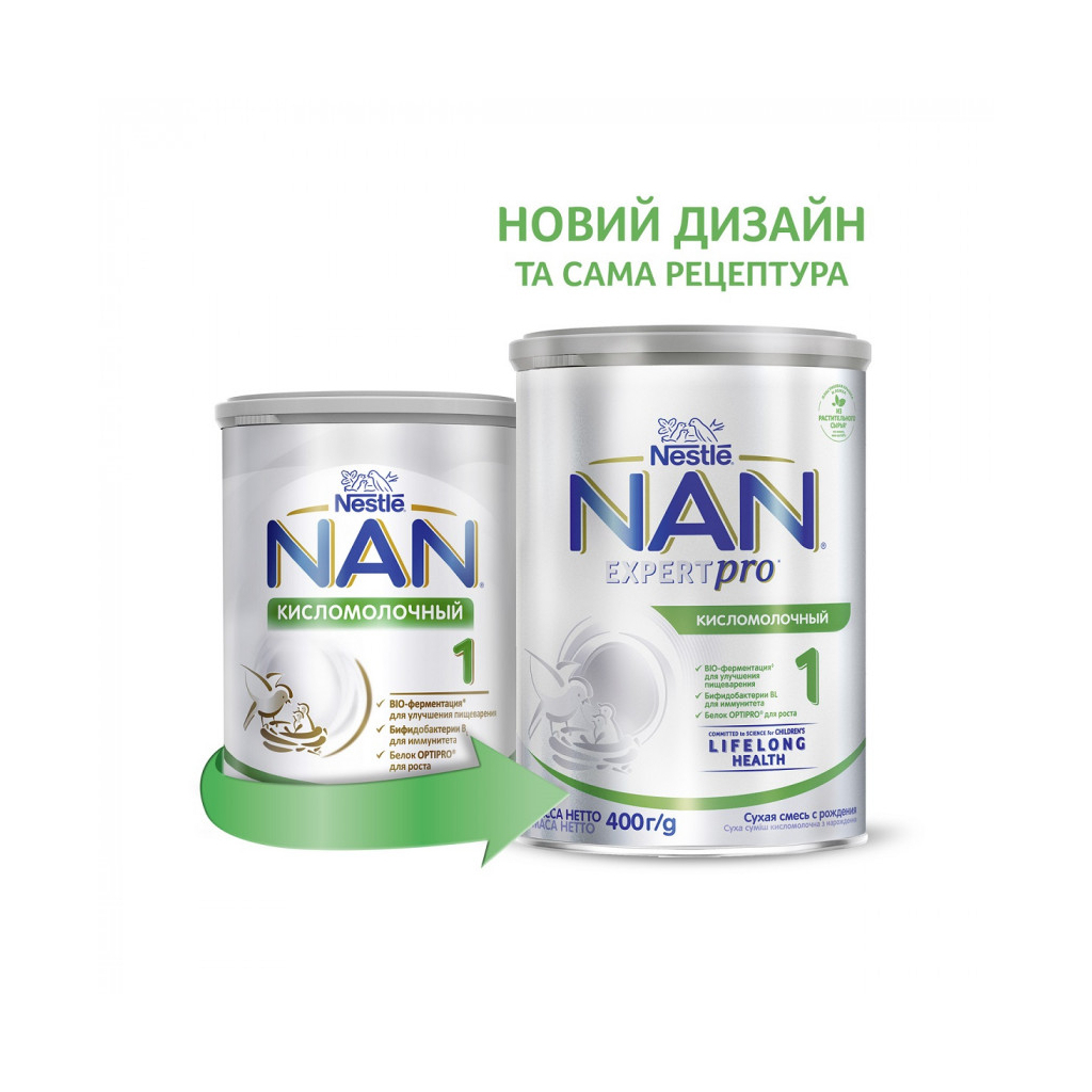 Дитяча суміш Nestle NAN 1 Кисломолочний з народження 400 г (7613031583362) - зображення 7