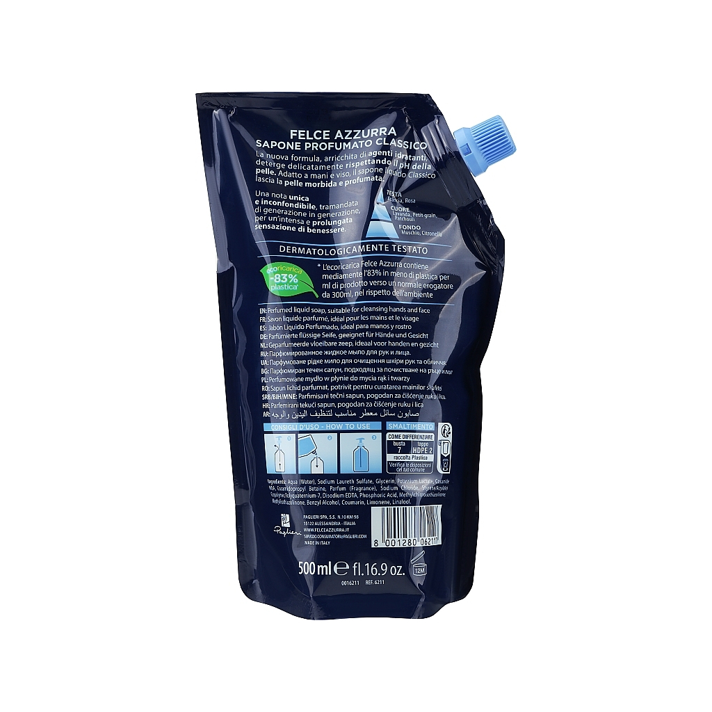 Рідке мило Felce Azzurra Classico 500 мл (8001280062117) - зображення 2