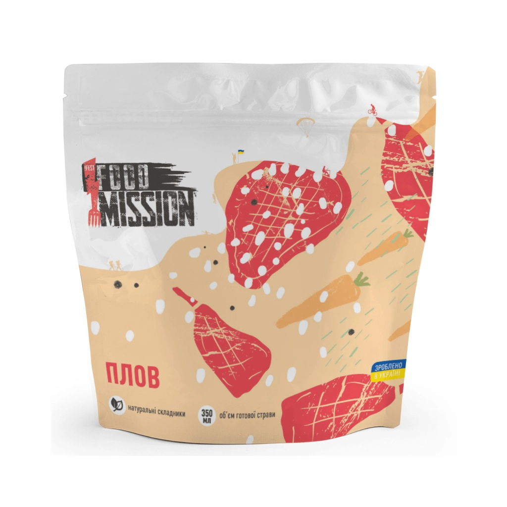 Їжа швидкого приготування Food Mission Плов 100 г (fm.30399) - зображення 1