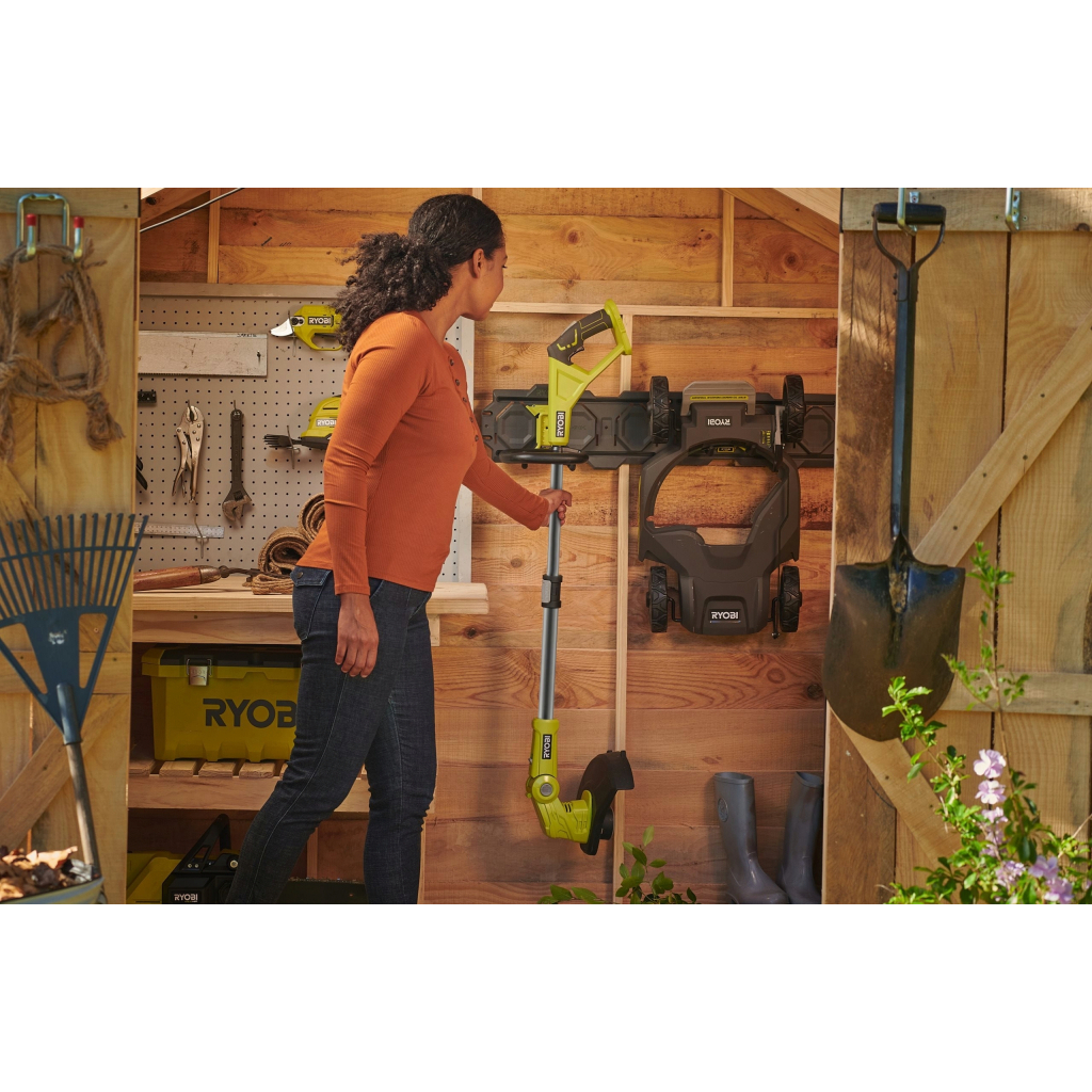 Тример садовий Ryobi RY18LMC30A-0 ONE+ 18В, 30см, висота 38-75мм, EasyEdge телескоп.штанга, 6.4кг (без АКБ та ЗП) (5133005917) - зображення 10