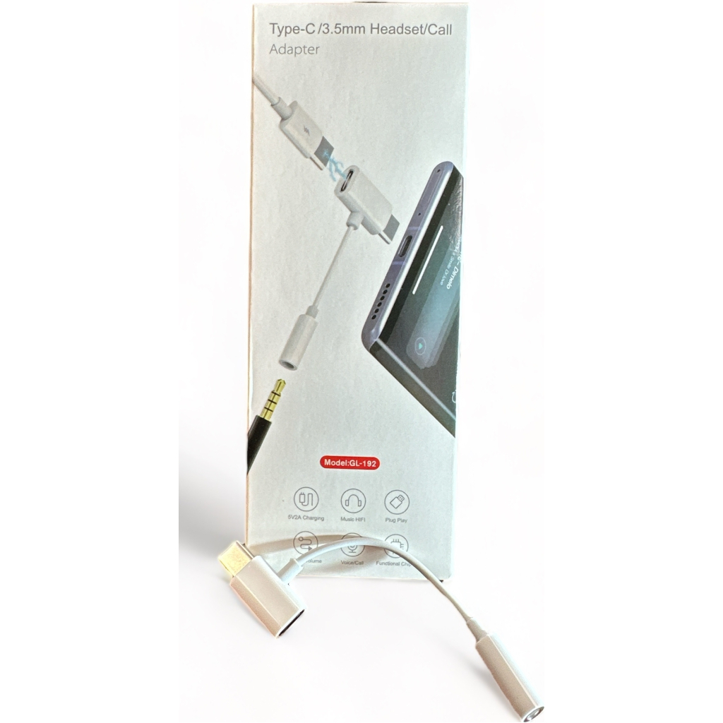 Перехідник Type-C to Type-C Jack 3.5mm white AC-202 XoKo (XK-AC-202-WH) - зображення 3