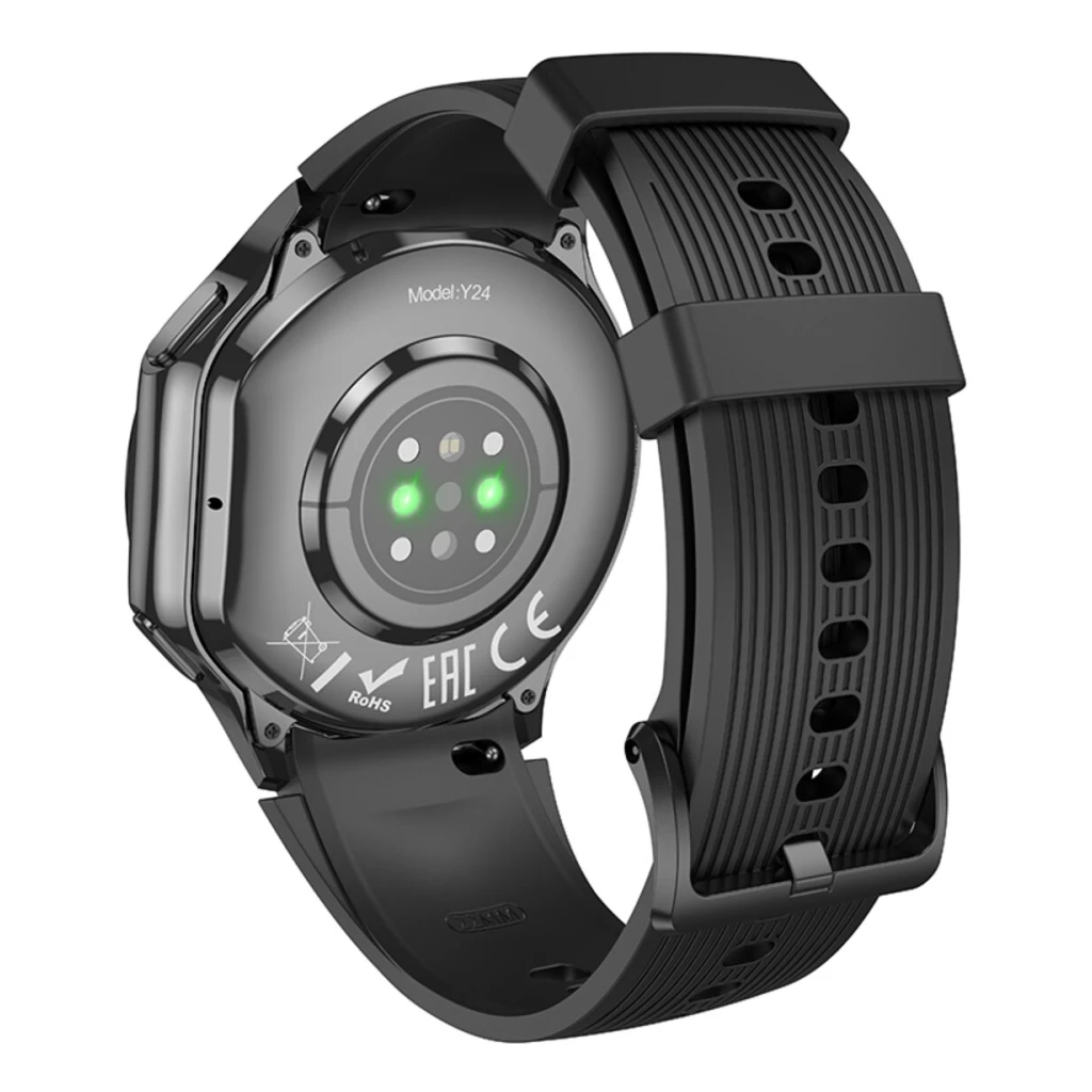 Смарт-годинник HOCO Y24 AMOLED Smart sports watch (call version) Black (6942007641005) - зображення 3