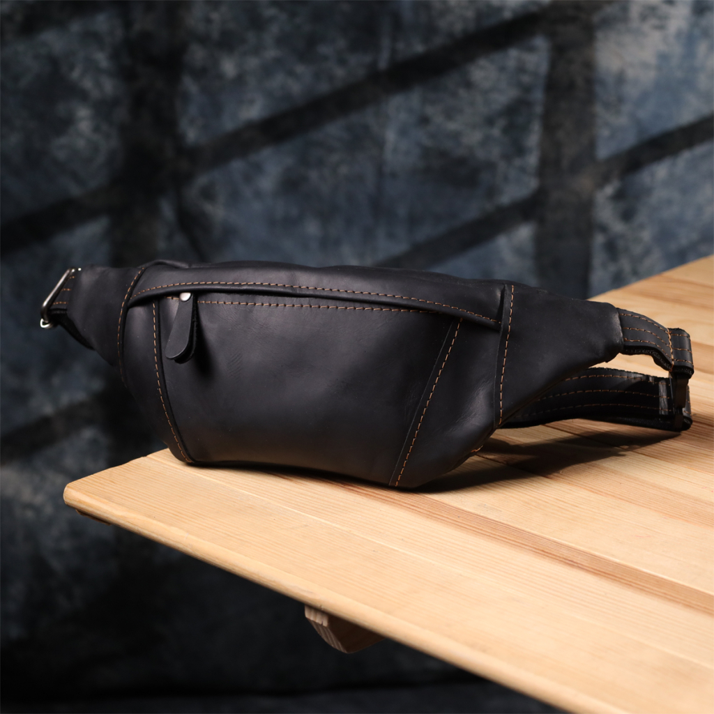 Сумка Shvigel З натуральної шкіри Чорна (23120) - зображення 8