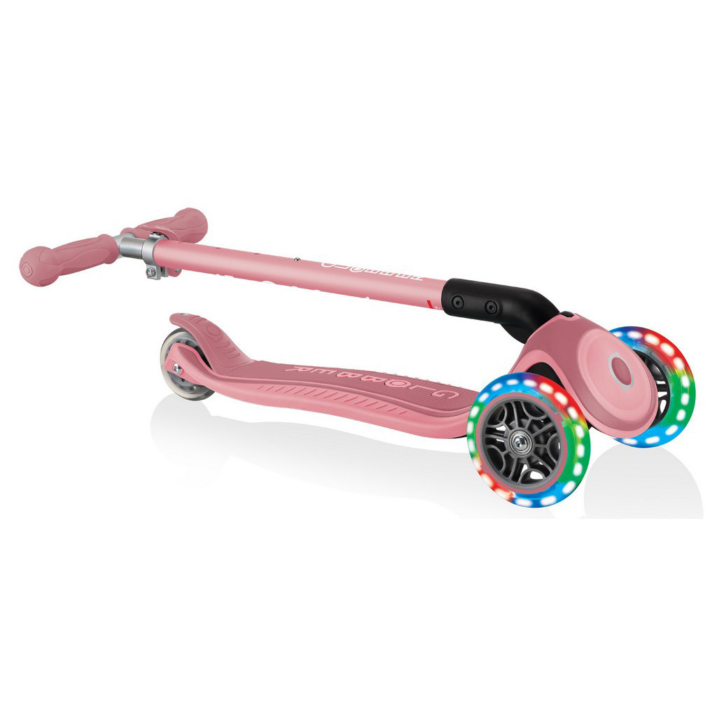 Самокат Globber Primo Foldable Plus Lights пастельно-рожевий (439-210) - зображення 12