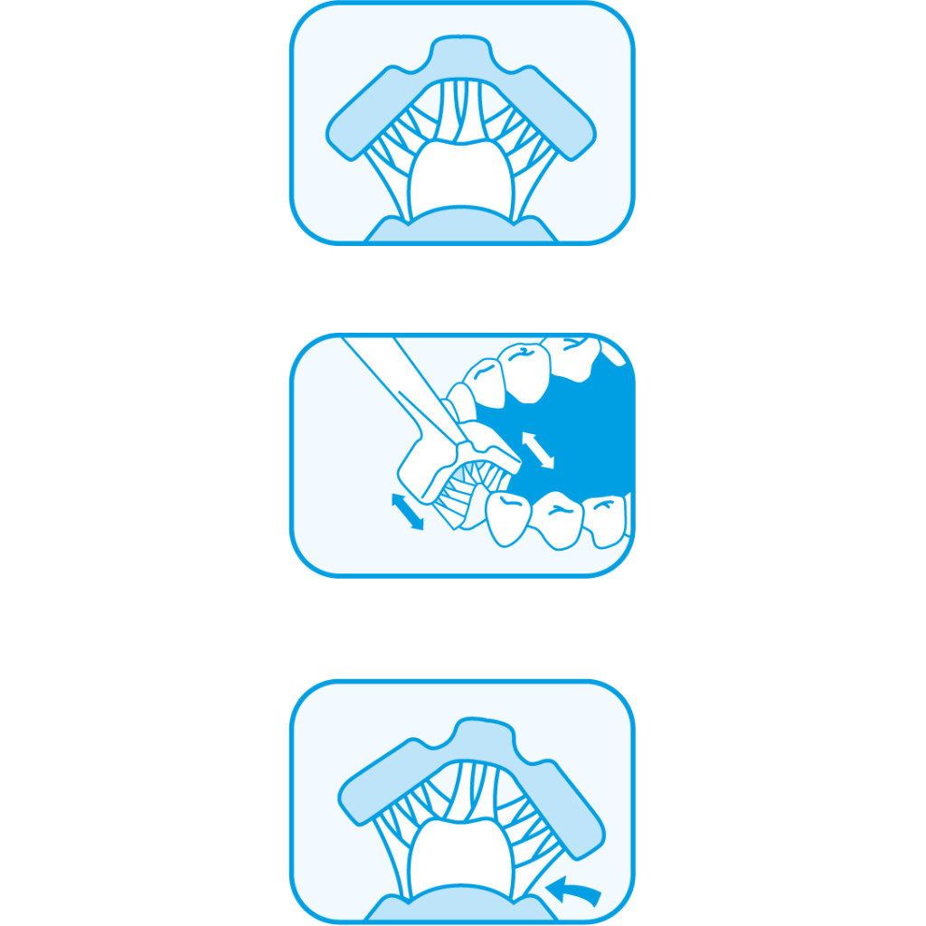 Зубна щітка Dr. Barman's Superbrush Compact Тристороння М'яка Синя (7032572876328-dark-blue) - зображення 2