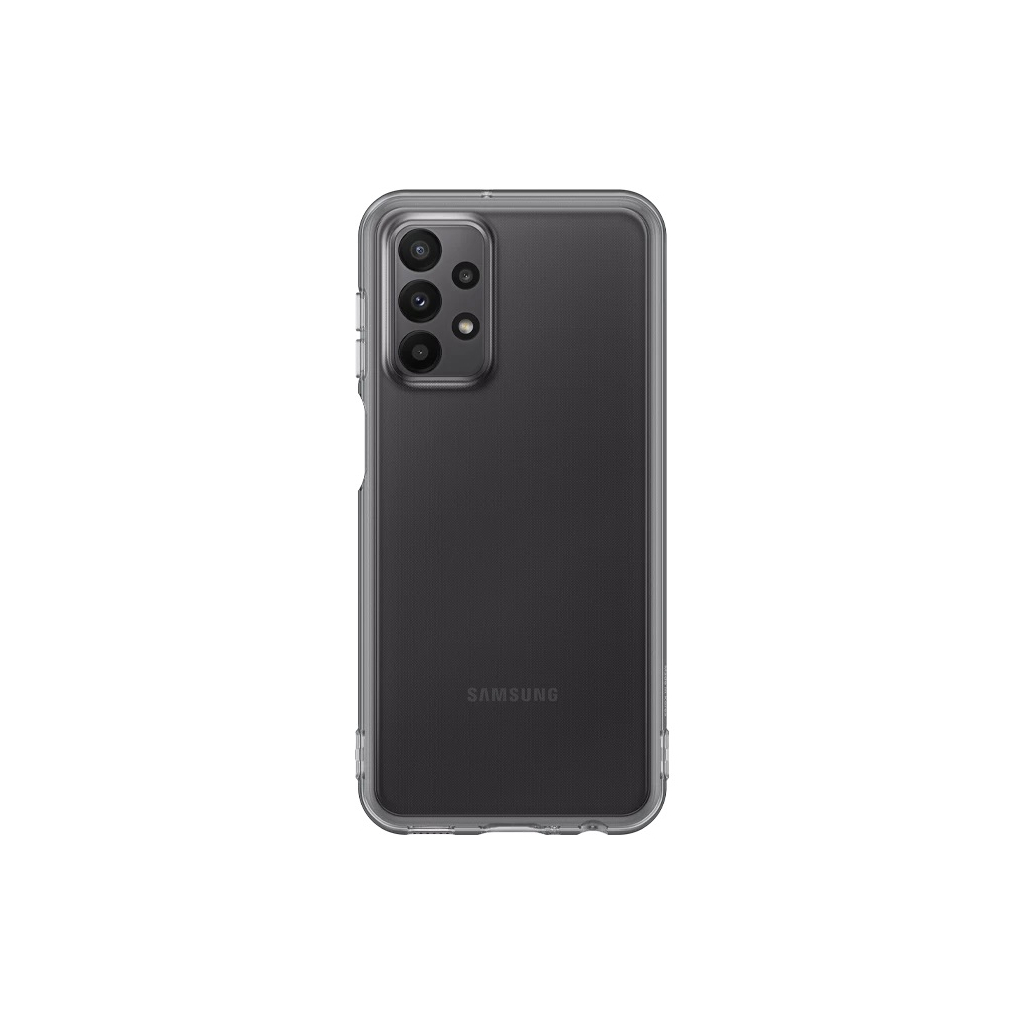Чохол до мобільного телефона Samsung Soft Clear Cover Galaxy A23 (A235) Black (EF-QA235TBEGRU) - зображення 2