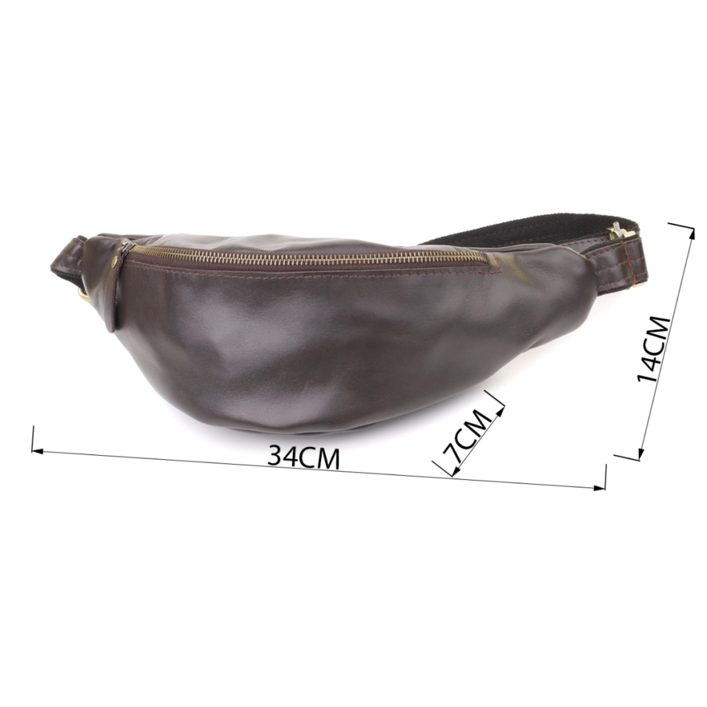 Сумка Shvigel З натуральної шкіри Коричнева (23144) - зображення 3