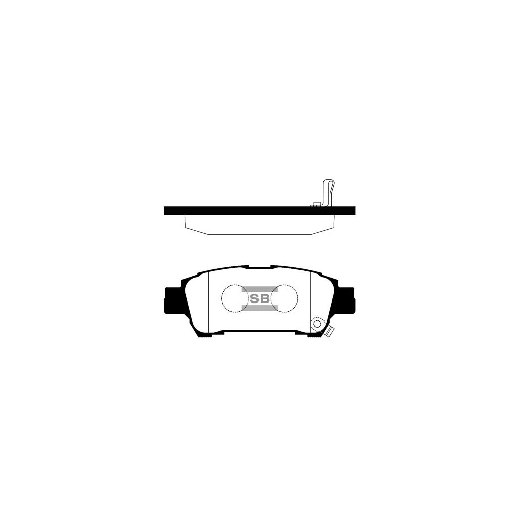 Гальмівні колодки HI-Q SP1423 - зображення 1