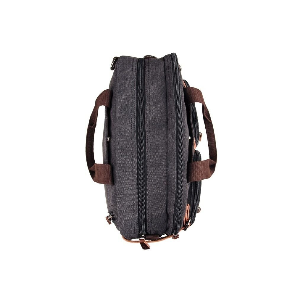 Сумка Vintage Трансформер Сіра (14480) - зображення 9