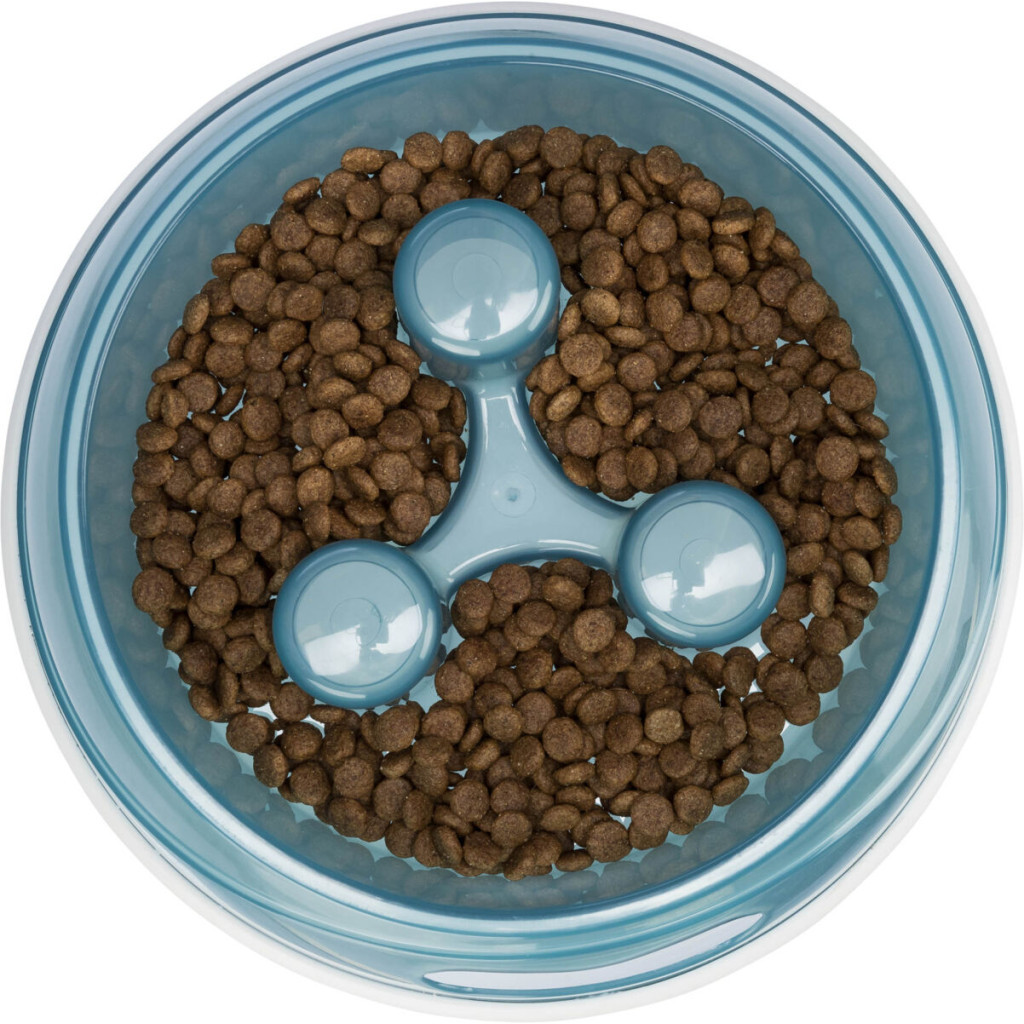 Посуд для собак Trixie Миска для повільного годування 450 мл/20 см (блакитна) (4011905250311) - зображення 3