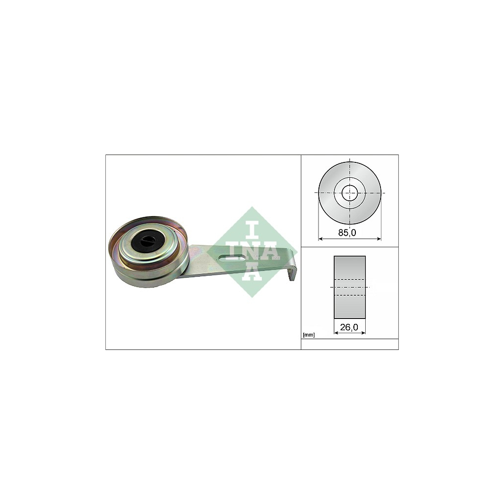Ролик натягувача ременя INA 531 0097 10 - зображення 1