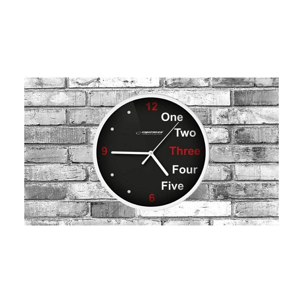 Настінний годинник Esperanza Wall Clock Prague 20 см White (EHC014W) - зображення 4