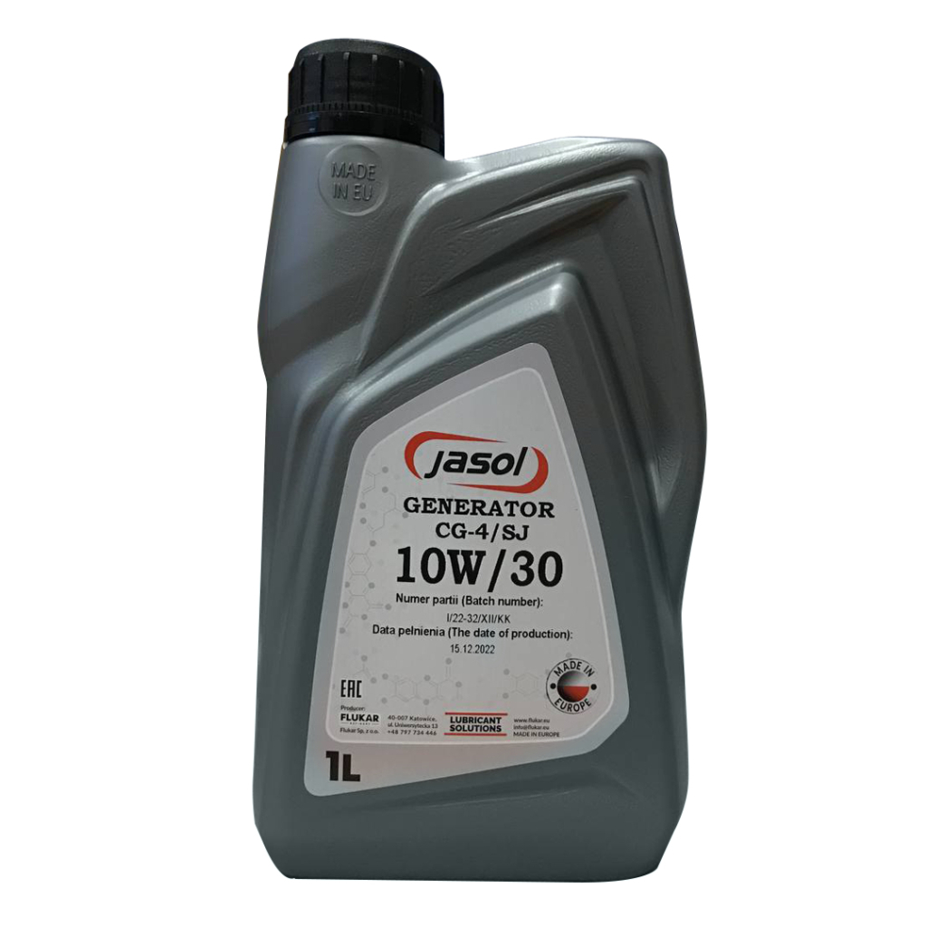 Моторна олива JASOL GENERATOR OIL 10W30 1л - зображення 1