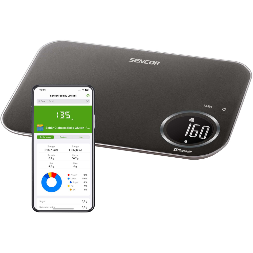 Ваги кухонні Sencor SKS7178BK - изображение 7