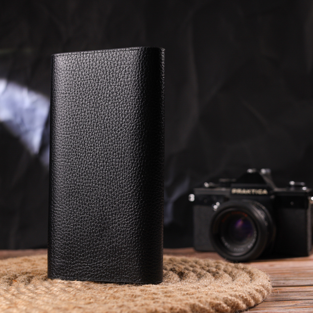 Гаманець Canpellini З натуральної шкіри Чорний (21662) - зображення 9