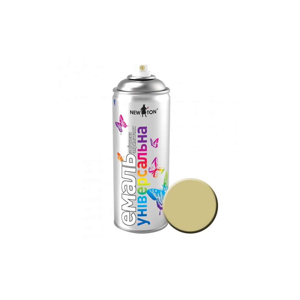 Аерозольна фарба для автомобіля New Ton універсальна 1001 бежевий мат, 400 мл (11947) - зображення 1