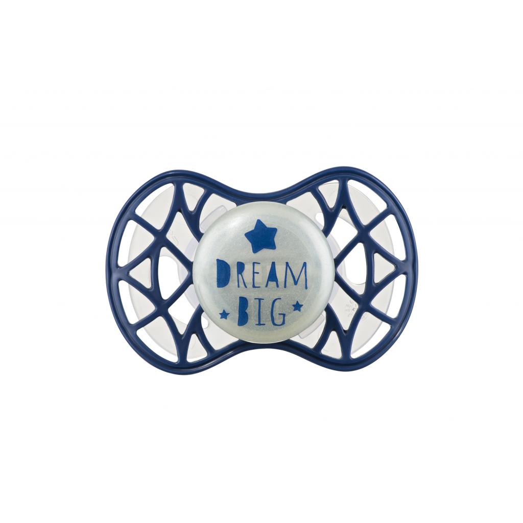 Пустушка Nuvita Air55 Cool 6m+ симетрична (світиться у темряві) (NV7085GBM) - зображення 1